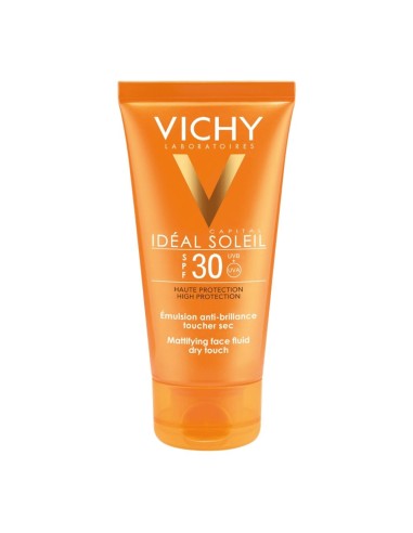 Vichy - Ideal Soleil Emulsion anti-brillance toucher sec SPF30 tube - 50 ml