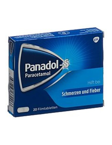 Panadol-S Paracétamol - 20 x 500 mg
