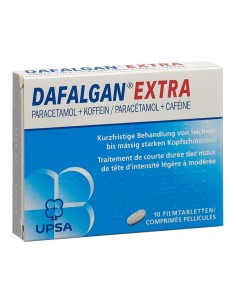 Dafalgan Extra comprimés pelliculés - 10 x 500 mg / 65 mg