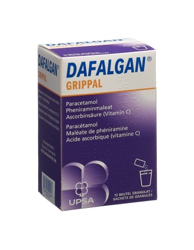 Dafalgan Grippal pour solution buvable - Granulés 12 sachets