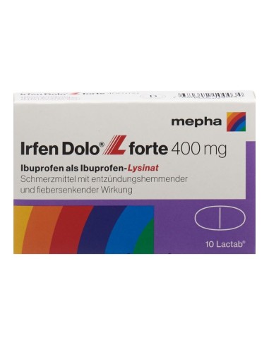 Irfen Dolo L forte Lactab - 10 x 400 mg