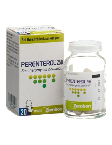 Perenterol capsules 250 mg - boite 6 ou 20 pièces
