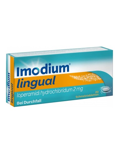 Imodium linguial comprimé orodispersible - 20 x 2 mg