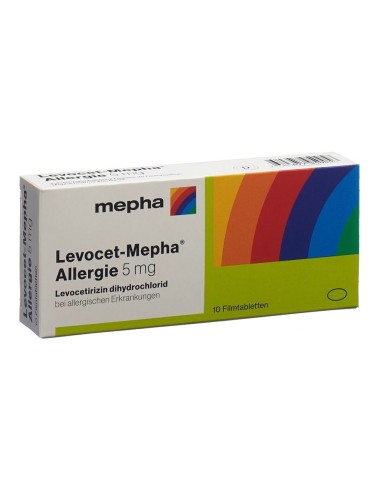 Levocet-Mepha Allergie comprimé 5 mg - 10, 30 ou 50 pièces