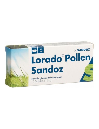 Lorado Pollen Sandoz comprimé 10 mg - 10 pièces