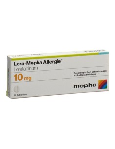 Lora-Mepha Allergie comprimé 10 mg - 14 pièces