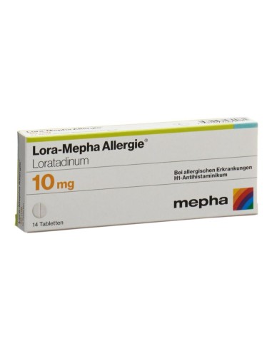 Lora-Mepha Allergie comprimé 10 mg - 14 pièces