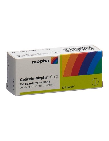 Cetirizin-Mepha comprimé 10 mg - 10 pièces