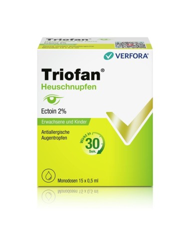 Triofan rhume des foins goutte ophtalmique monodoses - 15 x 0.5 ml