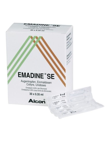 Emadine SE goutte ophtalmique monodoses - 30 x 0.35 ml