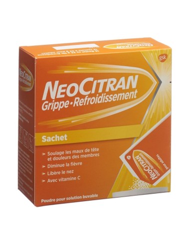 NeoCitran Grippe refroidissements adulte - 12 sachets