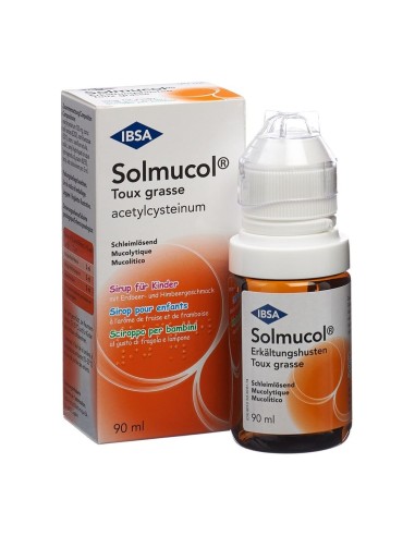 Solmucol toux grasse Enfant sirop 100 mg/5ml flacon - 90 ml