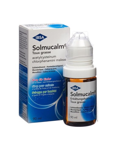 Solmucalm toux grasse Enfant sirop flacon - 90 ml
