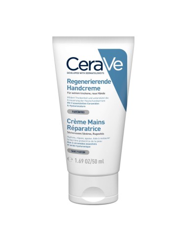CeraVe - Crème mains réparatrice tube - 50 ou 100 ml