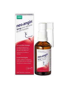 Neo-angin spray avec lidocaïne et chlorhexidine - 50 ml