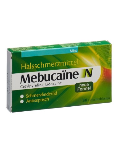 Mebucaïne N comprimé à sucer nouvelle formule - 30 pièces
