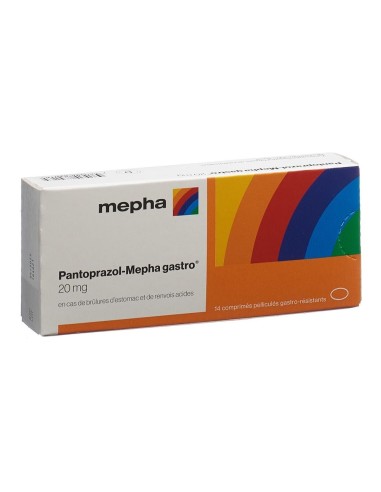Pantoprazol-Mepha gastro comprimé 20 mg - 14 pièces