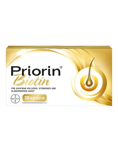 Priorin Biotin capsules - 30 ou 120 pièces