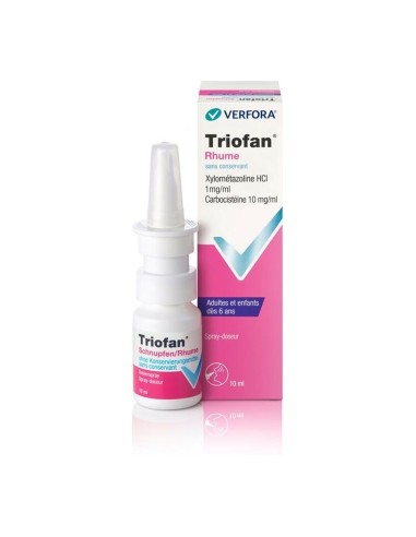 Triofan Rhume sans conservant spray doseur pour adultes et enfants - 10 ml
