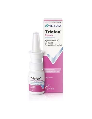 Triofan Rhume sans conservant spray doseur pour petits enfants et nourrissons - 10 ml
