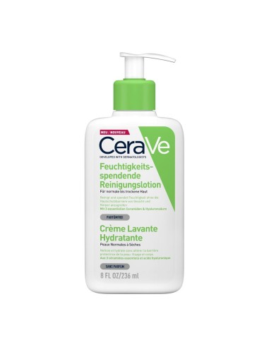 CeraVe Crème lavante hydratante - distributeur 236 ou 473 ml