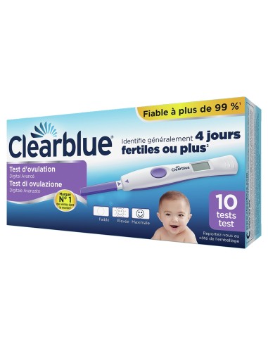 Clearblue Digital test d'ovulation - 10 pièces