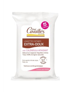 Rogé Cavaillès Lingettes Intimes Extra Doux - 15 pièces