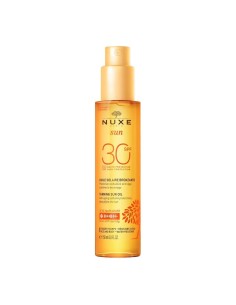 NUXE Sun Huile Solaire Bronzante Haute Protection SPF30 visage et corps - Flacon 150 ml