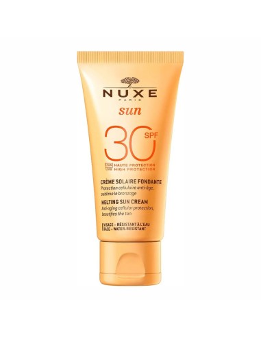 NUXE Sun Crème Solaire Fondante Haute Protection SPF30 visage - Tube 50 ml