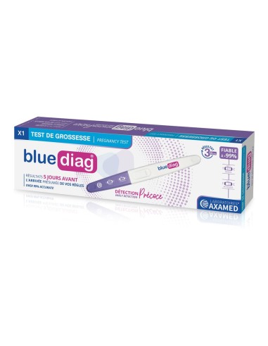 Axamed - Bluediag  Test de grossesse précoce - 1 pièce