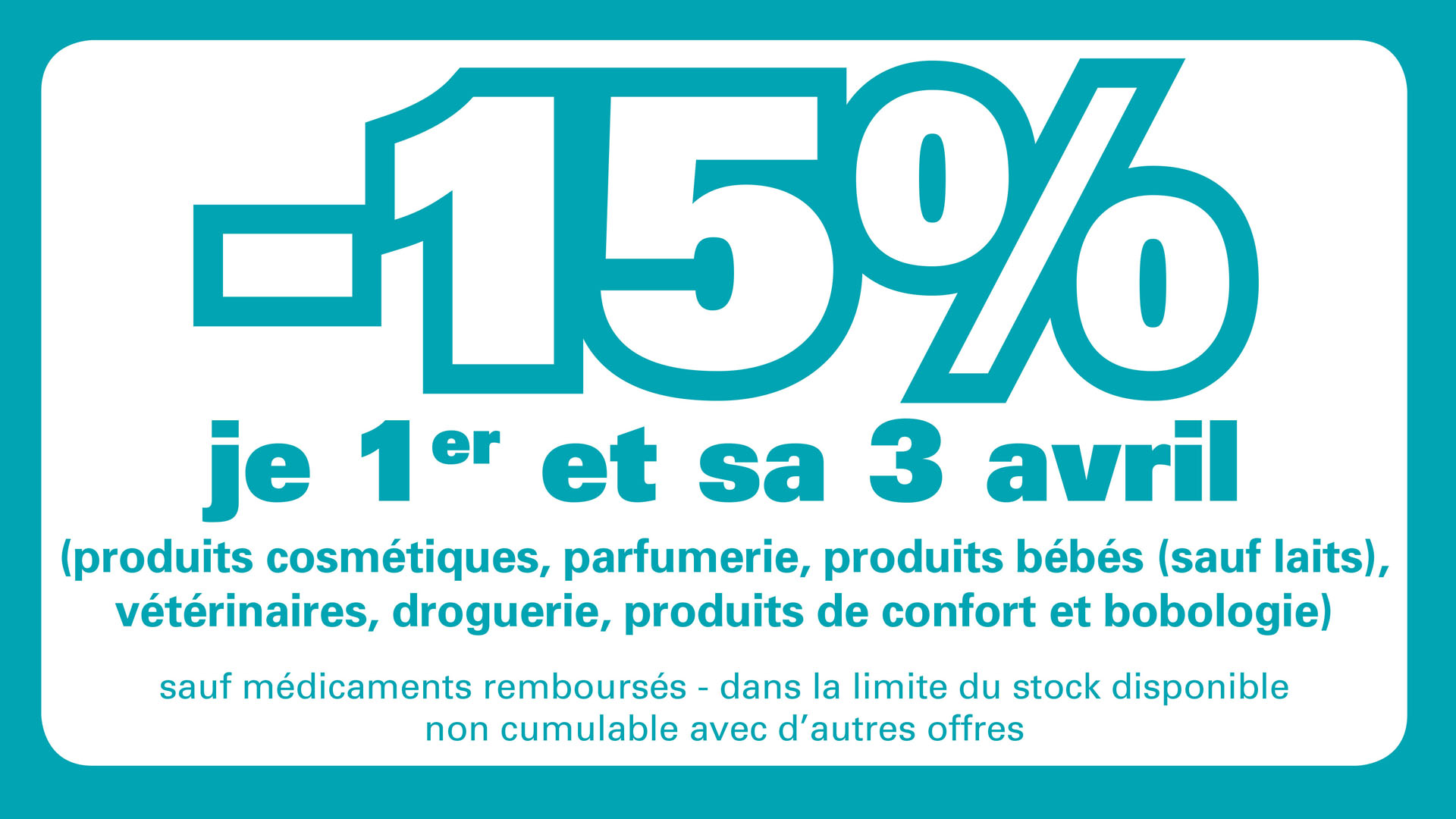 Offre/remise avril 2021